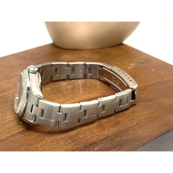 Rolex Women's Watch 76030 Oyster Perpetual 2000 Black Dial Swiss Automatic 25mm - Picture 9 of 15